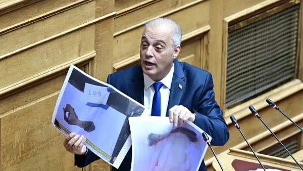 Πλακιάς για Βελόπουλο: Τον είδα έκπληκτος να δείχνει φωτογραφίες οστών ζώων στη Βουλή φωνάζοντας ότι είναι από τα θύματα των Τεμπών