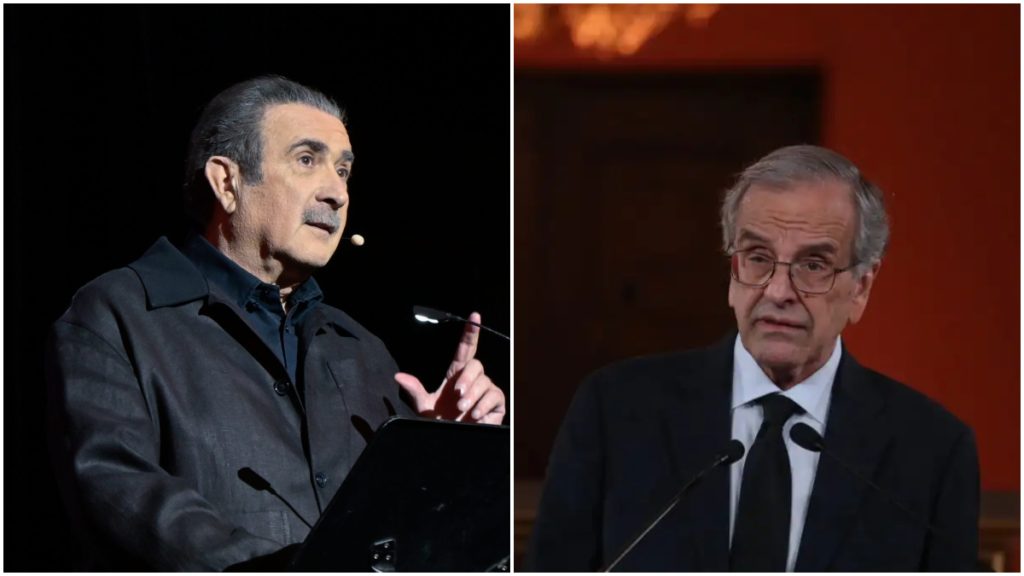 Η αμήχανη ικανοποίηση Σαμαρά για τα εγκώμια του Λαζόπουλου: "Επόμενο δεν είναι;"
