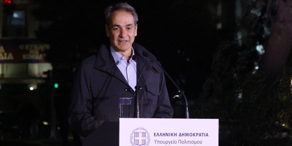 Μητσοτάκης στην τελετή για τον νέο φωτισμό του Λευκού Πύργου: «Φωτίζουμε ολόκληρη τη Θεσσαλονίκη, ολόκληρη τη Μακεδονία»