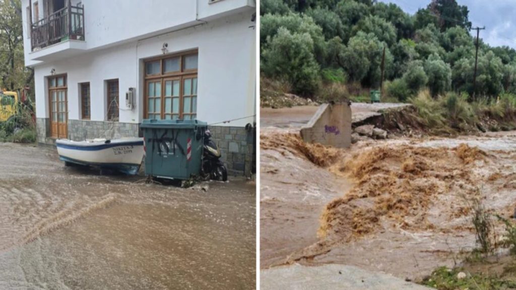 Πήλιο και Σκιάθος μετρούν τις πληγές τους από την κακοκαιρία: Κατέρρευσαν δρόμοι, πλημμύρισαν σπίτια, οικισμοί κόπηκαν στα δύο