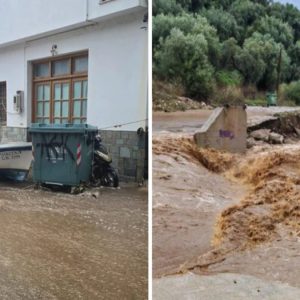 Πήλιο και Σκιάθος μετρούν τις πληγές τους από την κακοκαιρία: Κατέρρευσαν δρόμοι, πλημμύρισαν σπίτια, οικισμοί κόπηκαν στα δύο