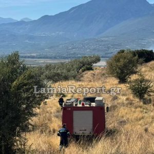 Λαμία: Πυρκαγιά κοντά στο ΚΕΥΠ - Σηκώθηκαν τα PZL (BINTEO)