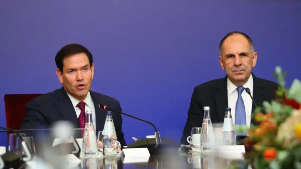 Ρούμπιο μετά τη συνάντηση με Γεραπετρίτη: «Σε νέα ύψη οι σχέσεις Ελλάδας – ΗΠΑ»