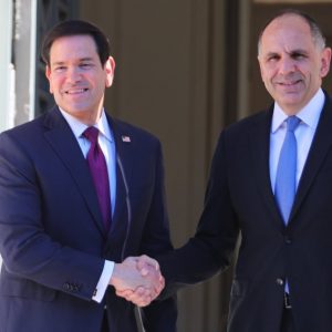 H επίσκεψη Ρούμπιο στην Αθήνα -Αυτή την ώρα στο ΥΠΕΞ για τη συνάντηση με τον Γιώργο Γεραπετρίτη