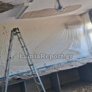 Λαμία: Παράταση στην τηλεκπαίδευση στο 3ο Λύκειο μετά την πτώση σοβάδων