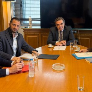 Περιφέρεια Στερεάς: Κομβικά έργα και διεκδικήσεις στο επίκεντρο της συνάντησης με τον Υπουργό Αγρ. Ανάπτυξης & Τροφίμων Μαργαρίτη Σχοινά