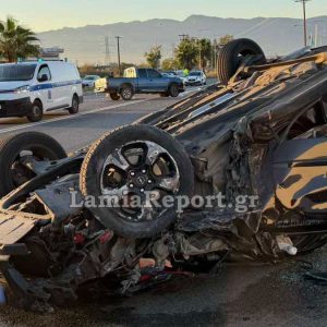 Τίτλος: Σοβαρό τροχαίο με το καλημέρα στη Λαμία - Ένας τραυματίας μετά από σύγκρουση (ΒΙΝΤΕΟ-ΦΩΤΟ)