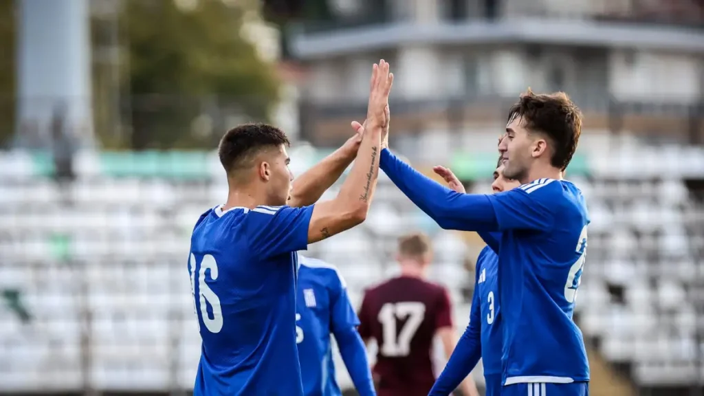 Ελλάδα – Λετονία 4-2: «Σαρωτική» η Εθνική Ελπίδων στη Λιβαδειά