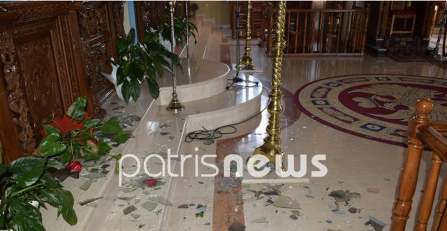 Αφαίρεσαν χρυσαφικά και τάματα από τον Αγ. Δημήτριο Λαντζοΐου