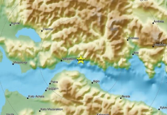 Συνεχίζεται η σεισμική δραστηριότητα στην περιοχή του Μαραθιά