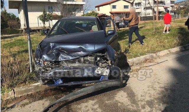 Λαμία: Παραβίασε STOP και την πέταξε στα χωράφια (ΒΙΝΤΕΟ-ΦΩΤΟ)