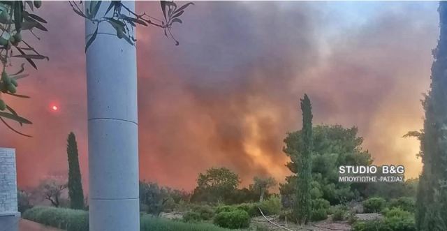 Εκκενώνεται πολυτελές ξενοδοχείο στην Αργολίδα λόγω φωτιάς! - Πυρκαγιές από την Ηλεία μέχρι το Άγιο Όρος