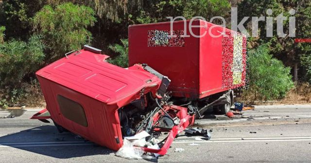 Τροχαίο στα Χανιά με μια νεκρή και έναν τραυματία - Συγκρούστηκε αυτοκίνητο με φορτηγό