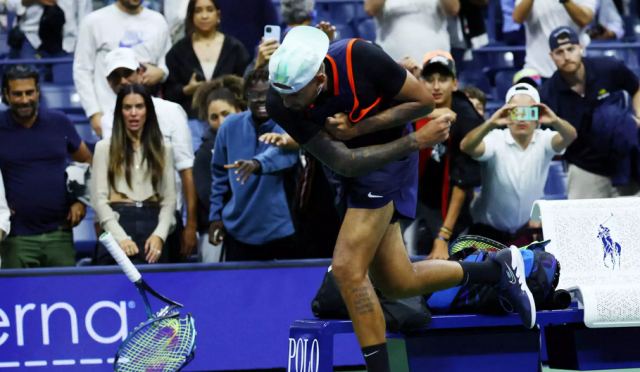 Νικ Κύργιος: Τρελάθηκε μετά τον αποκλεισμό του από το US Open και διέλυσε τις ρακέτες του