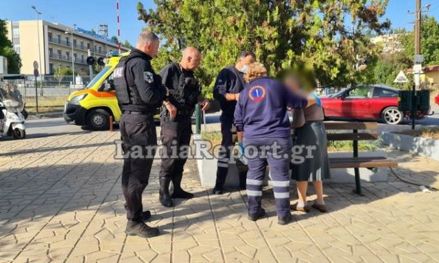 Λαμία: Ατύχημα για ηλικιωμένη - Έτρεξαν όλοι να βοηθήσουν!