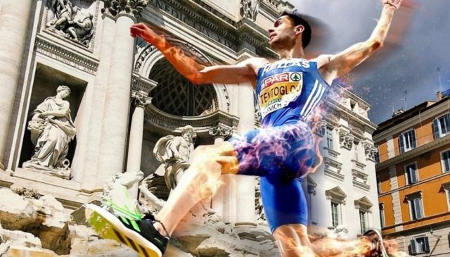 Μίλτος Τεντόγλου: Το άλμα... πάνω από τη Φοντάνα ντι Τρέβι στη Ρώμη