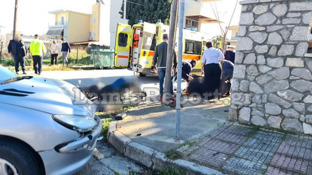 Έκτακτο: Σοβαρό τροχαίο με μηχανή στη Λαμία