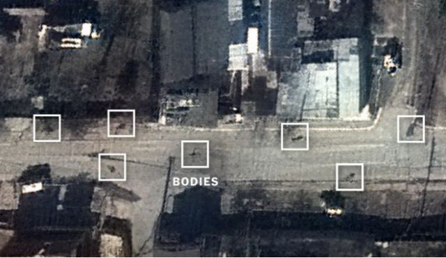 Σφαγή στη Μπούτσα: Δορυφορικές εικόνες δείχνουν πτώματα αμάχων να βρίσκονται στην πόλη για εβδομάδες