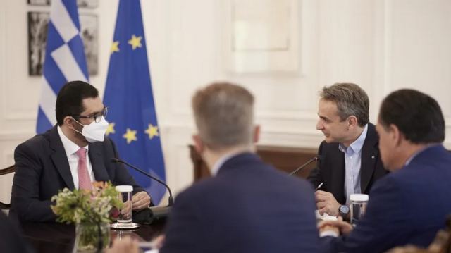 Μητσοτάκης: Συναντήθηκε με τον Υπουργό Βιομηχανίας και Τεχνολογίας των ΗΑΕ
