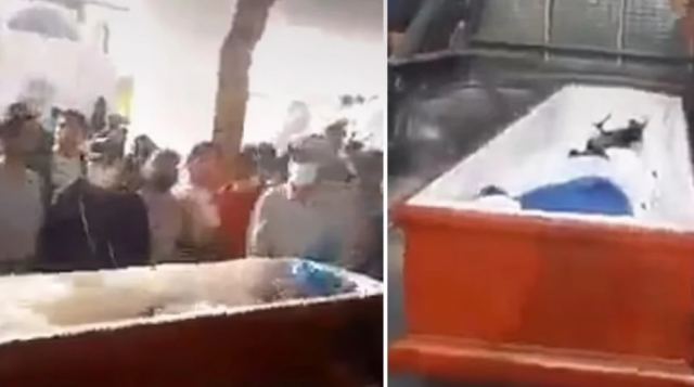 Χτυπούσε το φέρετρο την ώρα της κηδείας - Ήταν ζωντανή για… λίγο ακόμα