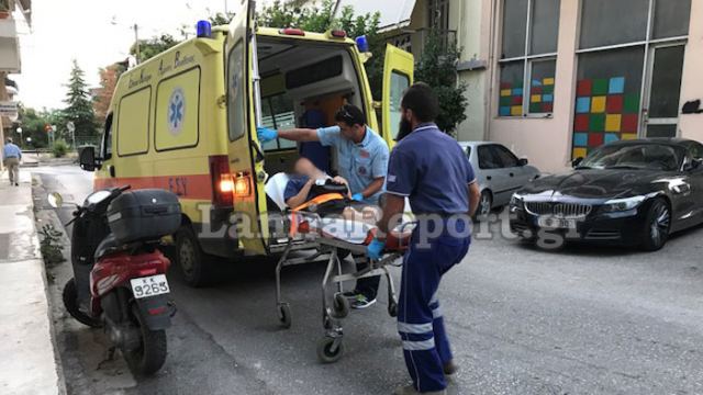 Λαμία: Τροχαίο με μηχανάκι σε διασταύρωση