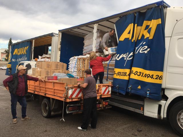 Συγκινητική η βοήθεια προς τη Βόρεια Εύβοια