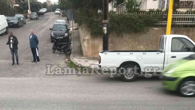 Λαμία: Τροχαίο το πρωί με ντελιβερά