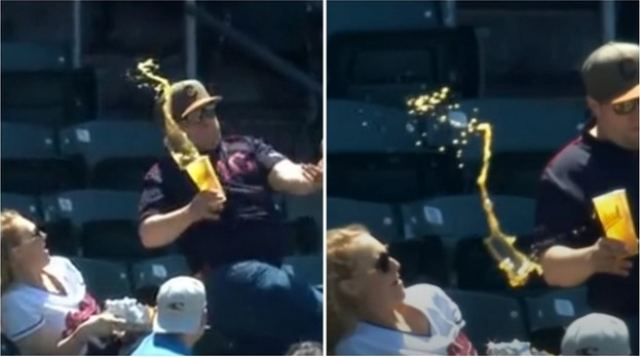 Πλήρης αποτυχία: Και το μπαλάκι δεν έπιασε και την μπύρα έχυσε στην κοπέλα του