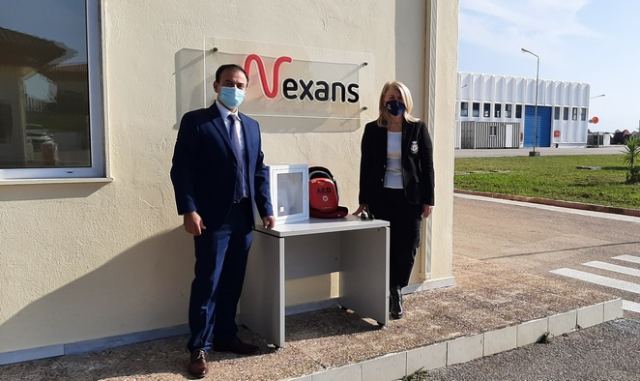 Απινιδωτής δωρεά στο Δήμο Στυλίδας από τη NEXANS