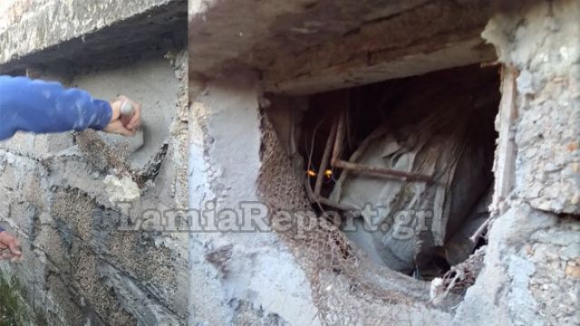 Χτίζουν και τα παράθυρα στην Ανθήλη για να γλυτώσουν από τους κλέφτες (ΦΩΤΟ)