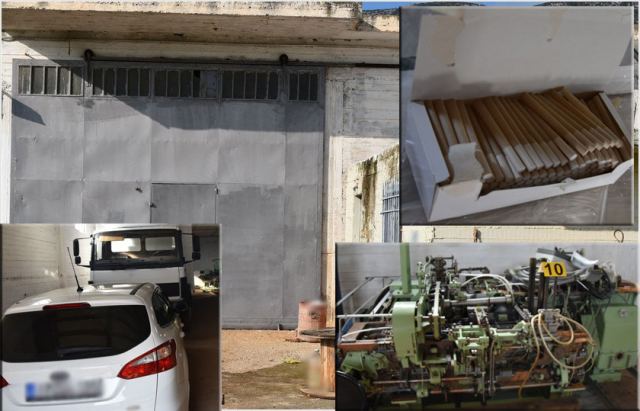 Ολόκληρη βιοτεχνία μαϊμού - τσιγάρων αποκάλυψε η έρευνα της Ασφάλειας