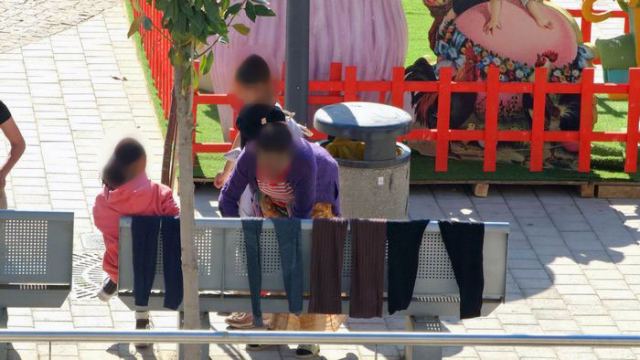 Λαμία: Νέα «μπουγάδα» στην πλατεία Πάρκου - Δείτε εικόνες