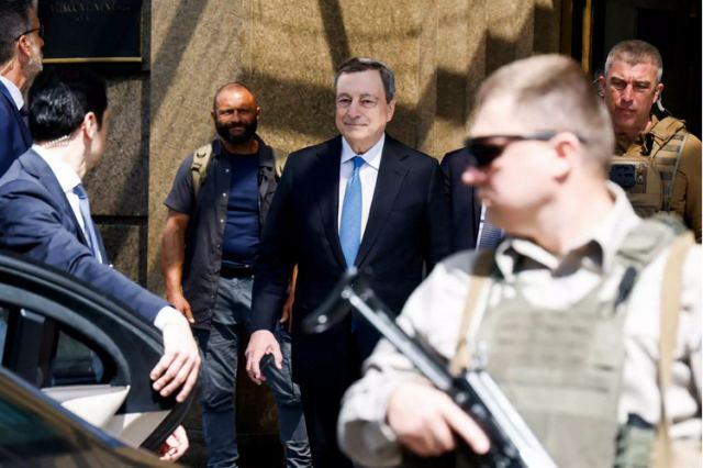 Πόλεμος στην Ουκρανία: Σειρήνες στο Κίεβο λίγο αφού έφτασαν Μακρόν, Σολτς και Ντράγκι