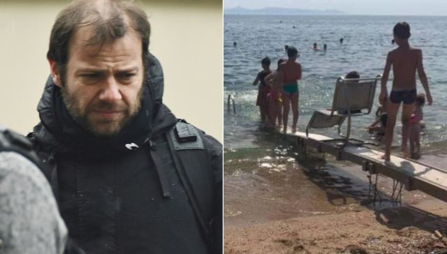 Τζιόβας: Ξέσπασε με γονείς που αφήνουν τα παιδιά να παίζουν με κατασκευή παραλίας για ΑμεΑ - «Άντε μοσχάρια»