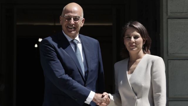 Δένδιας: Έθεσε θέμα στην Μπέρμποκ για την πώληση των υποβρυχίων στην Τουρκία