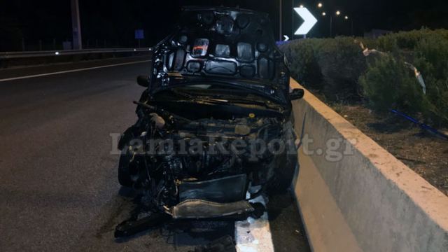 Φθιώτιδα: Έκανε τετ-α-κε και χτύπησε στο διάζωμα – Δείτε εικόνες