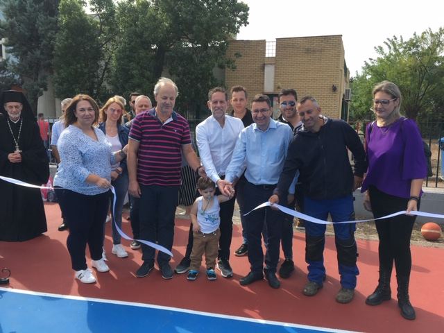 Εγκαινιάστηκε το γήπεδο μπάσκετ στο παλιό Δημοτικό Σχολείο Λάρυμνας