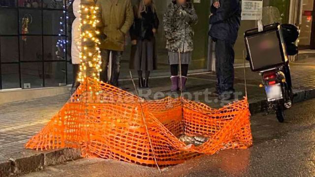 Λαμία: Κινδύνεψε ντελιβεράς από κακή σήμανση στην οδό Διάκου