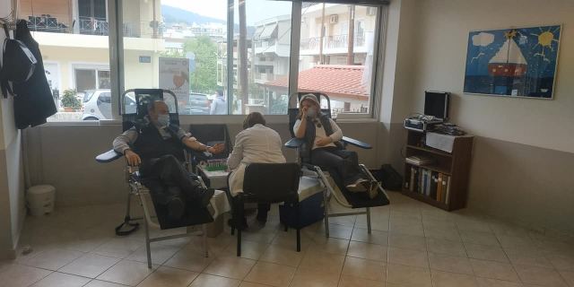 Εθελοντική αιμοδοσία από τον Πολιτιστικό Σύλλογο Αμφιθέας
