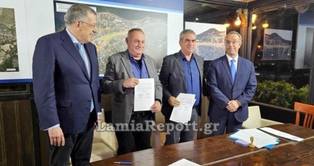 Έπεσαν οι υπογραφές για την ανάπλαση του οδικού δικτύου Άγιος Κωνσταντίνος - Καμένα Βούρλα