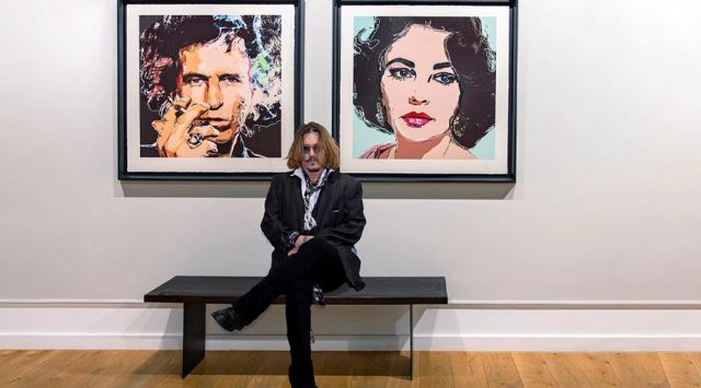 Τζόνι Ντεπ: Κέρδισε 3,5 εκατ. δολάρια μέσα σε λίγες ώρες από την πρώτη του συλλογή με έργα τέχνης