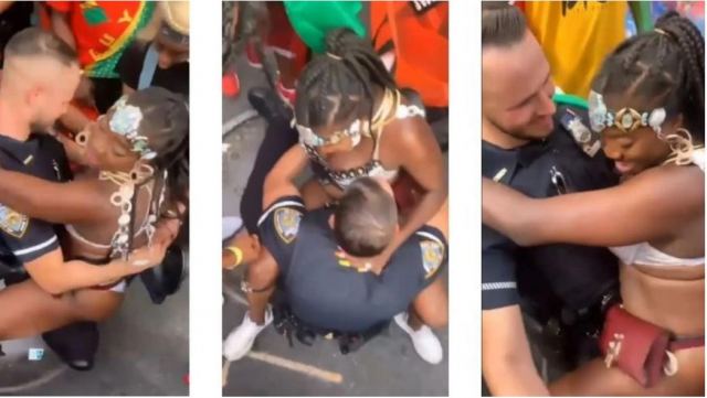 Βίντεο: Αστυνομικός «παρασύρθηκε» με χορεύτρια σε δρόμο της Νέας Υόρκης