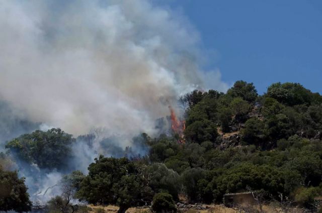 Φωτιά στη Λέσβο: Προκλήθηκε από θανατηφόρο τροχαίο