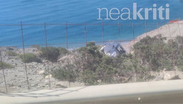 Κρήτη: Κρεμόταν ακίνητος στο γκρεμό για 12 ώρες με το αυτοκίνητό του γιατί φοβόταν ότι αν κουνηθεί θα πέσει