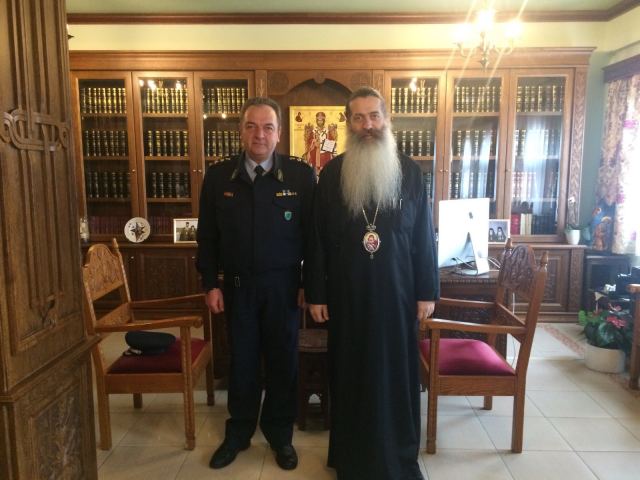 Επίσκεψη του νέου Διευθυντή της Δ.Α. Φθιώτιδας στο Σεβασμιώτατο