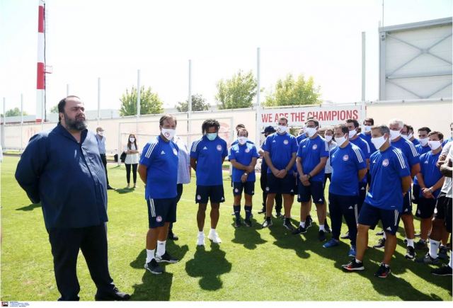 Ολυμπιακός: Η ομιλία του Βαγγέλη Μαρινάκη στους παίκτες