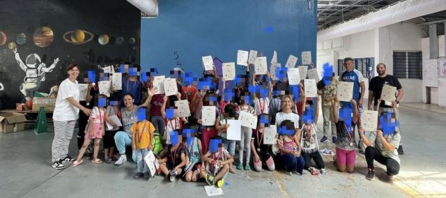 Ολυμπιονίκες έπαιξαν με τα παιδιά που φιλοξενούνται στη Δομή της Θήβας