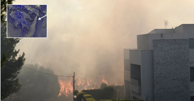 Φωτιά στην Πεντέλη: Έως και 400 χιλιόμετρα μεταφέρθηκε ο καπνός από την πυρκαγιά, χάρτης του meteo