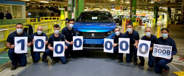 Κατασκευάστηκε το εκατομμυριοστό Peugeot 3008!