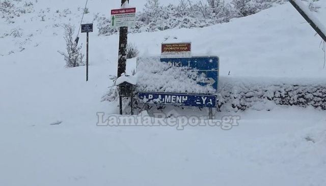 Πολύ το χιόνι στο Γαρδίκι!